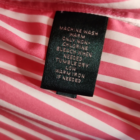 NWT Ralph Lauren pink & white tailored shirt..2005 Green label! - Picture 5 of 8